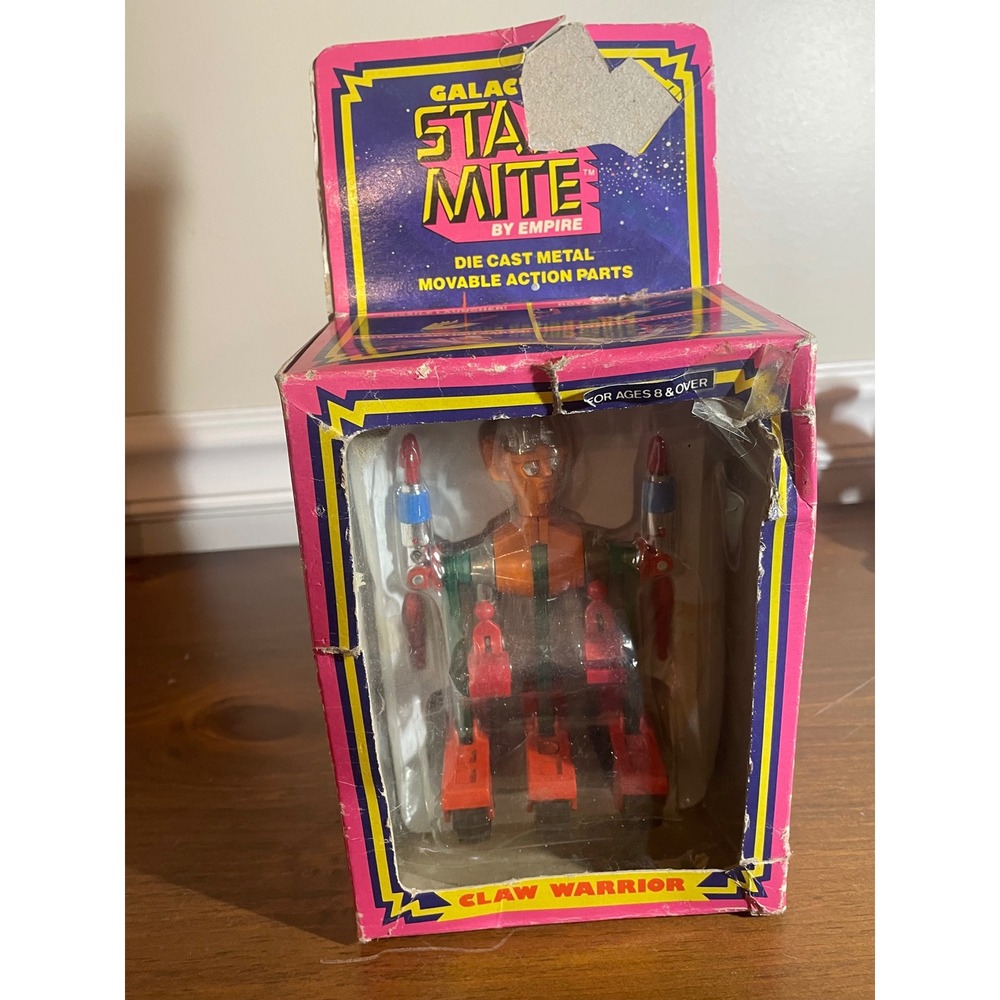 Vintage 1979 Empire Galactic Star Mite Claw Warrior Die Cast Action Figure 0993